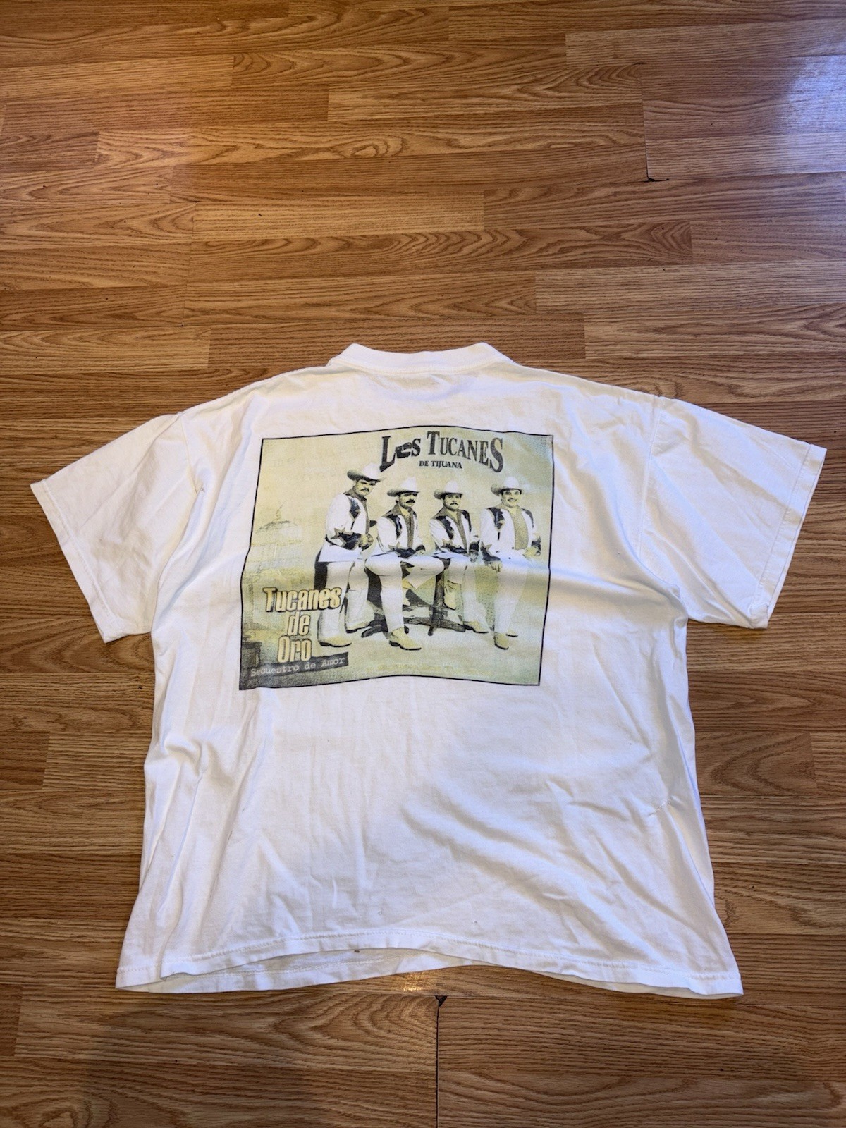 Camiseta Música De Colección Años 90 Rara México Los Tucanes De Tijuana Talla XL Tucanes De Oro