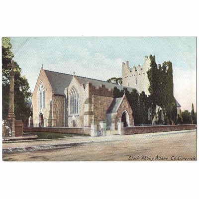 BLACK ABBEY Co Limerick Irland Postkarte von Lawrence von Dublin