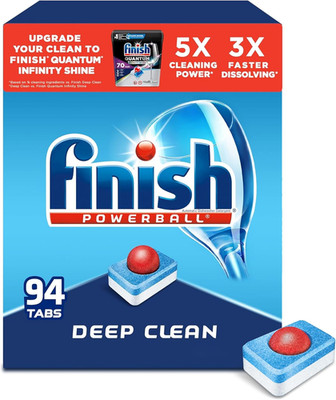 Finish - All in 1 - Dishwasher Detergent - Powerball - Dishwashing Tablets - Dis