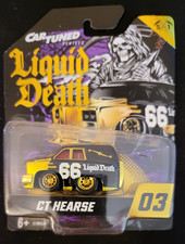 2026 Car Tuned Remixes Liquid Death Series S1-03 Ct Hearse Black New Near Mint