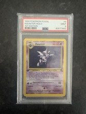 Pokémon TCG Haunter Fossil Holo Card 6/62 1st Edition PSA 9