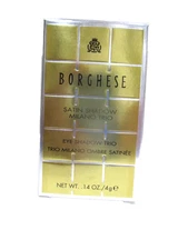 Borghese ~ Satin Shadow Milano Trio - Eye Shadow Trio # 06 Romantico Brown
