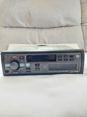 Alpine TDA-75 Autoradio vintage Kassettendeck, schwarz