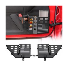 Upgraded Metal Front Door Pocket Storage Box for Jeep Wrangler JK JKU 2018 20...