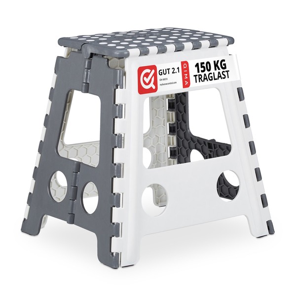 Klapphocker Faltbar Falthocker Badhocker Campingstuhl Rutschfest Leicht 150 Kg-image