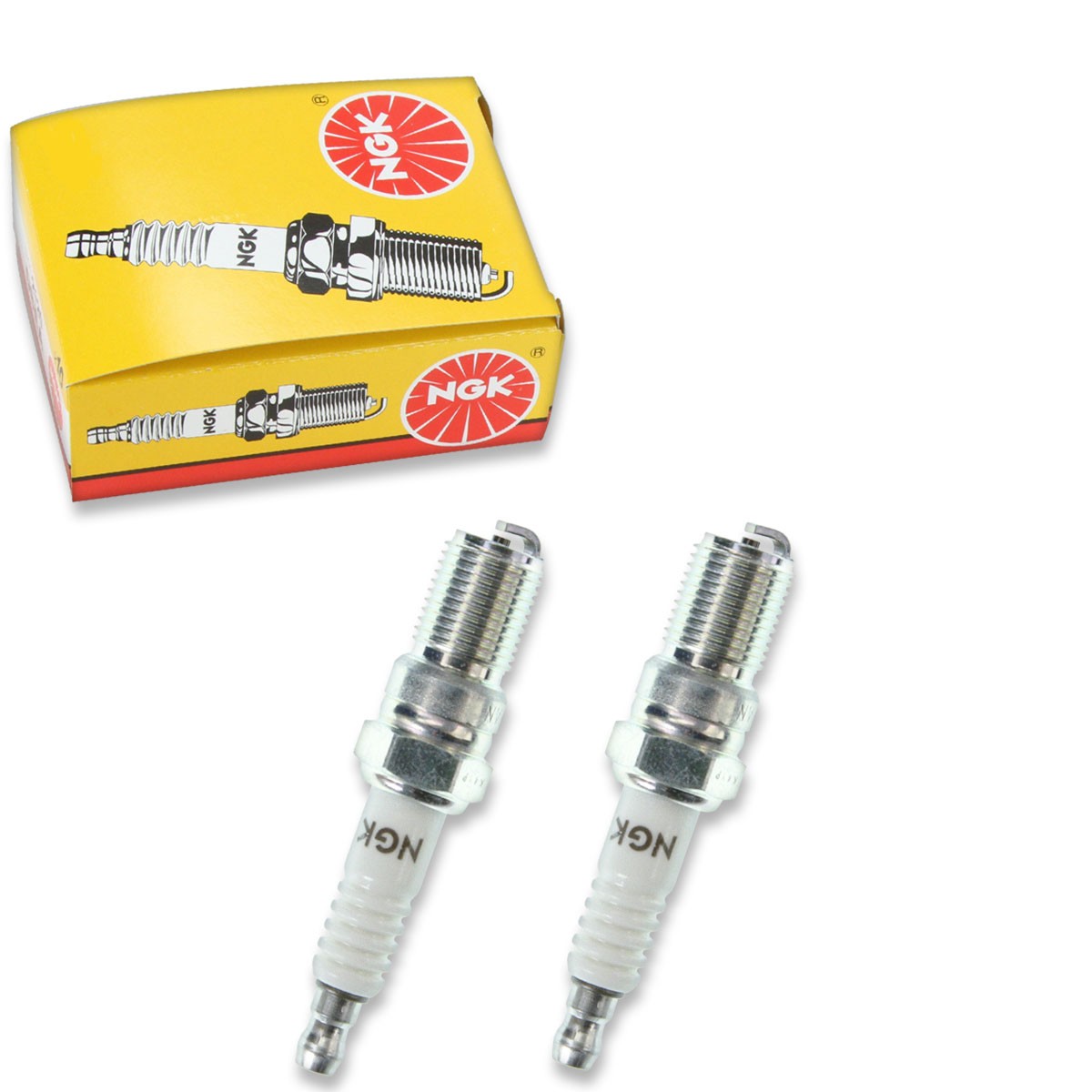2 pc NGK 1049 B8EFS Standard Spark Plugs for H3CS AR474 474 Ignition Wire rk