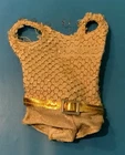 VTG Mattel Barbie Casey Doll 1966 Gold Swimsuit Bathing Suit