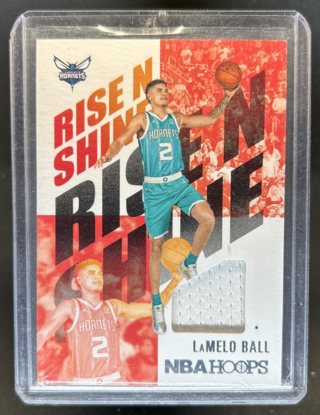 2020-21 Hoops LaMelo Ball Rise N Shine Memorabilia Jersey Rookie RC #RNS-LBL