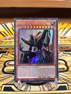 Yugioh Anubis der letzte Richter Ultra Rare MZTM-DE003