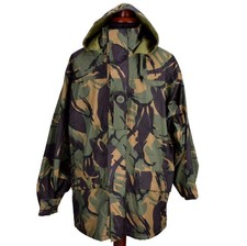 British Army Military DPM Woodland Jacket MVP Gore Tex Zip Hooded