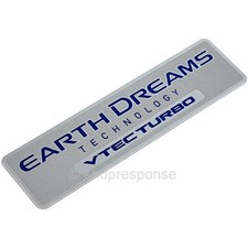 Oem Honda Earth Dreams Technology Vtec Turbo Emblem Badge 17125-59b-000 Japan Oem Honda Earth Dreams Technology Vtec Turbo Emblem Badge 17125-59b-000 Japan
