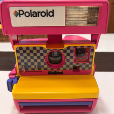 Polaroid camera 600 Limited color instant camera Close-up Pink x Yellow