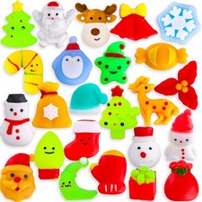 MGparty 24Pcs Christmas Squishies Toys Mochi Squishies Toys Bulk Party Favor ...