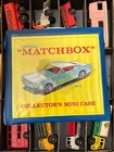 Vintage  MATCHBOX CAR COLLECTION With Case  18 Cars Trucks Bus Van