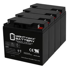 Mighty Max 12V 18AH UPS Replaces 17Ah MK Battery ES17-12, ES 17-12 - 4 Pack