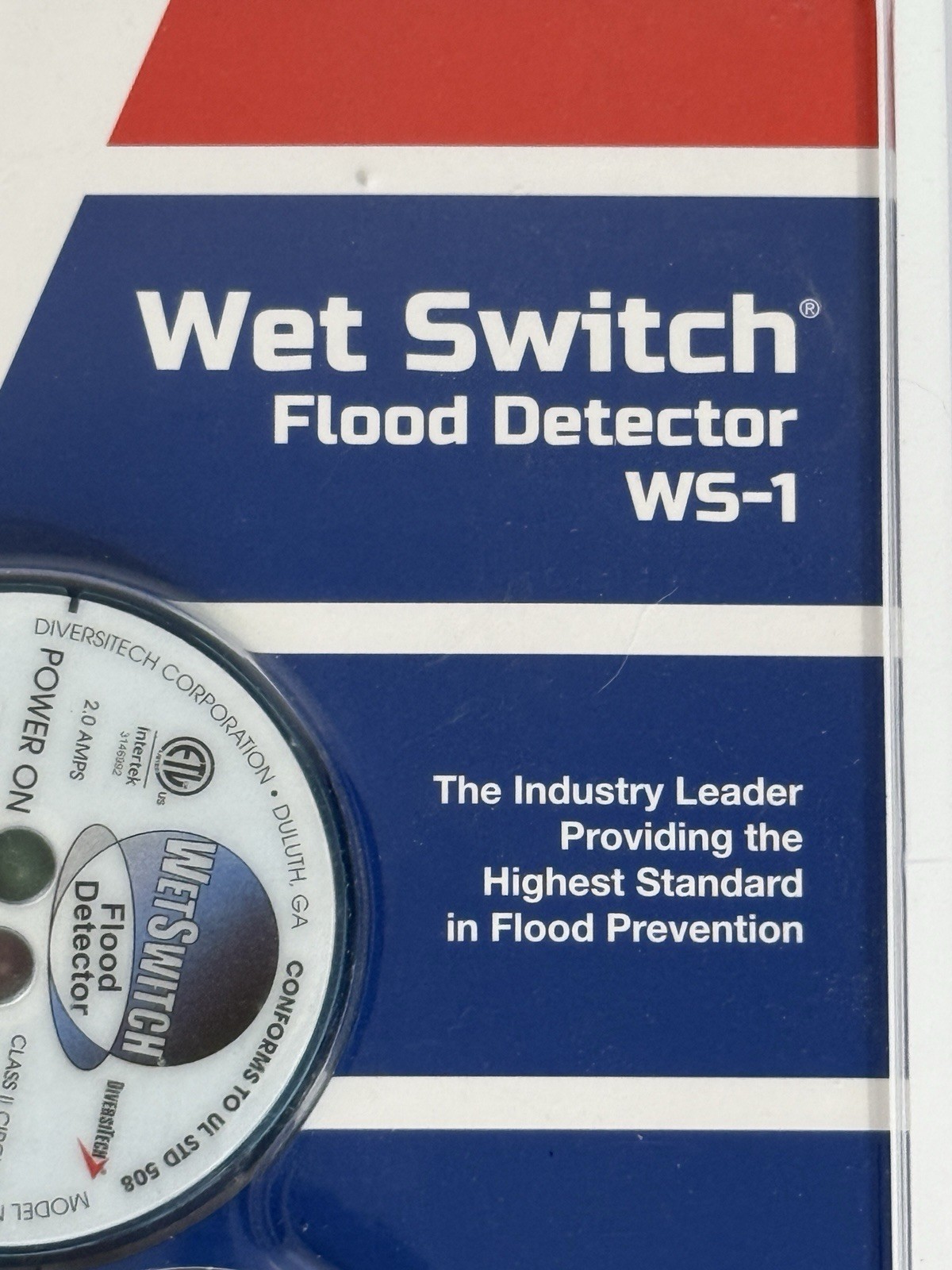 Diversitech Wet Switch Flood Detector WS-1
