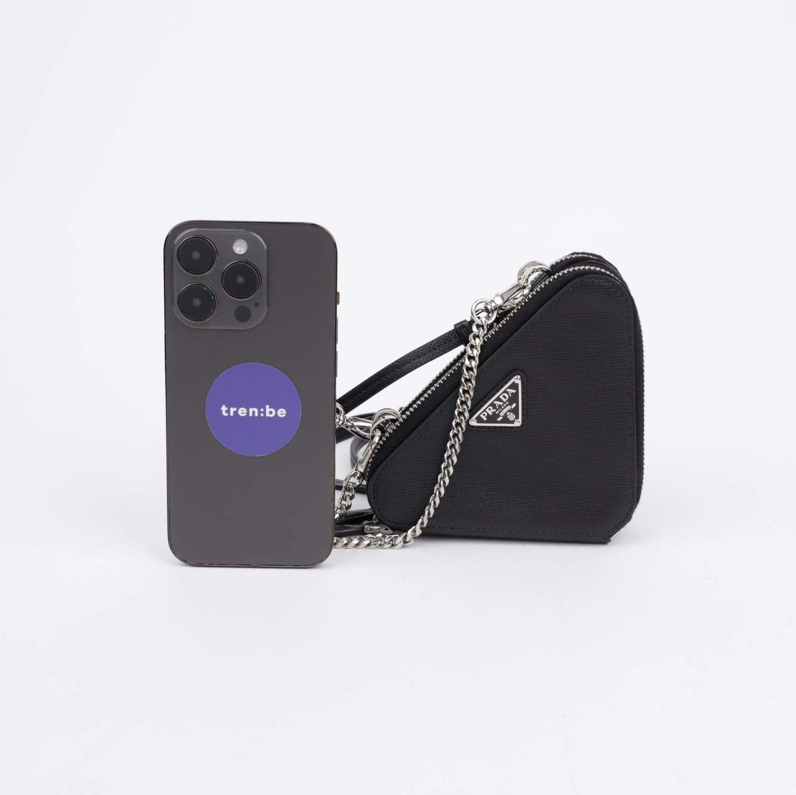 Prada Triangle Mini Pouch Crossbody 155735715 [P] — image 9