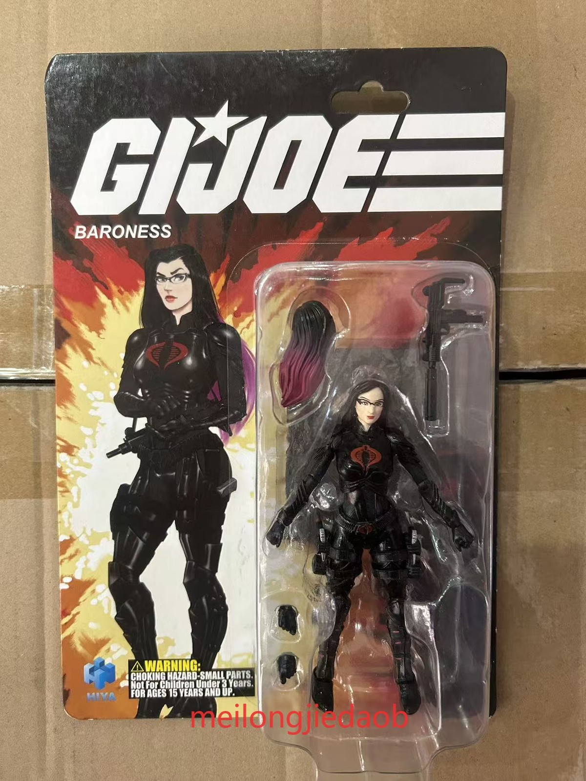 HIYA TOYS G.I.JOE Series Baroness 1/18 Exquisite Action Figure IN STOCK