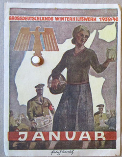 1939/40 WHW Winter Aid door sticker