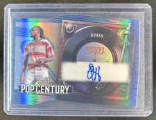 2026 Leaf Metal Pop Century Quavo Vinyl Signs Auto Prismatic Platinum #/10