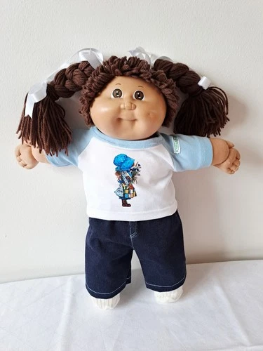 Delux Replica 1980's Cabbage Patch Kid outfit set (includes nappy and socks)