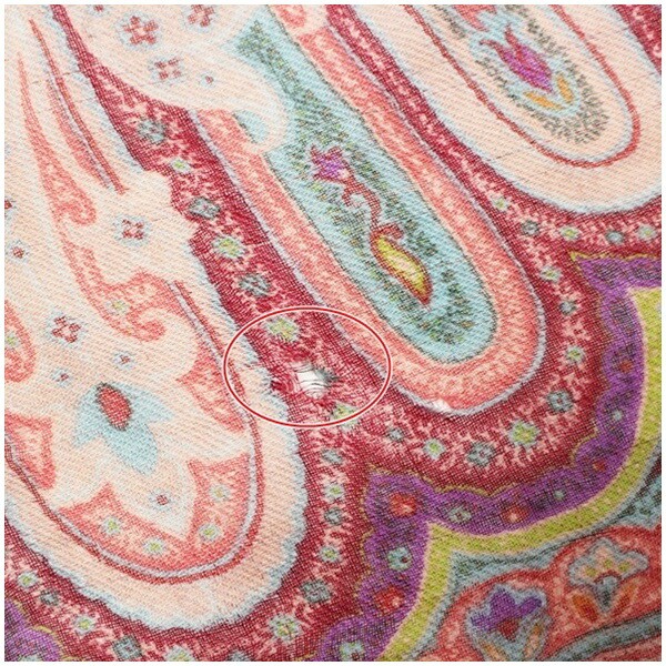 Authentic Etro Large Rectangular Stole in Red and… - image 4