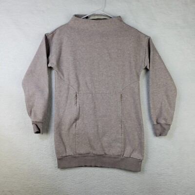 Gymshark Sweatshirt Womens Small Gray Oversized Crewneck Pullover