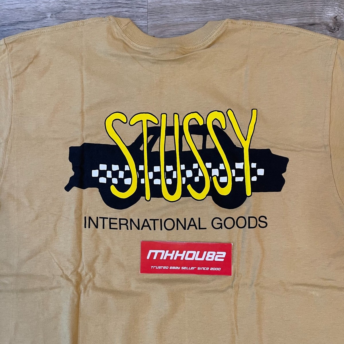 New Stussy Taxi Cab Tee T-Shirt International Goods Rare