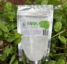 Mak Menthol Crystals 100% Pure Organic Food Grade 2 oz 