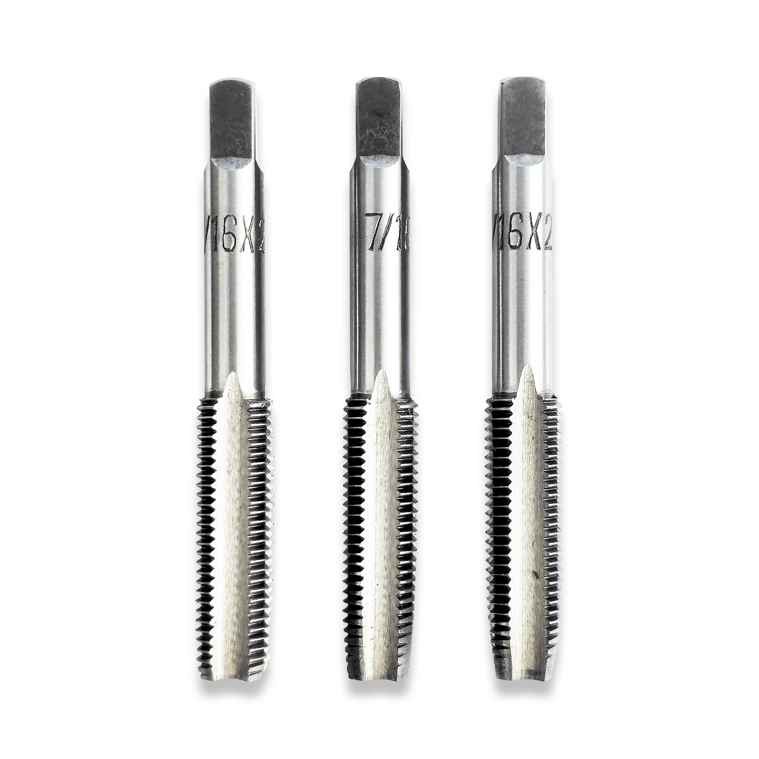 7/16"" x 20 tpi taps CLASSIC CAR/BIKE SET OF FIRST SECOND PLUG TAP RDGTOOLS