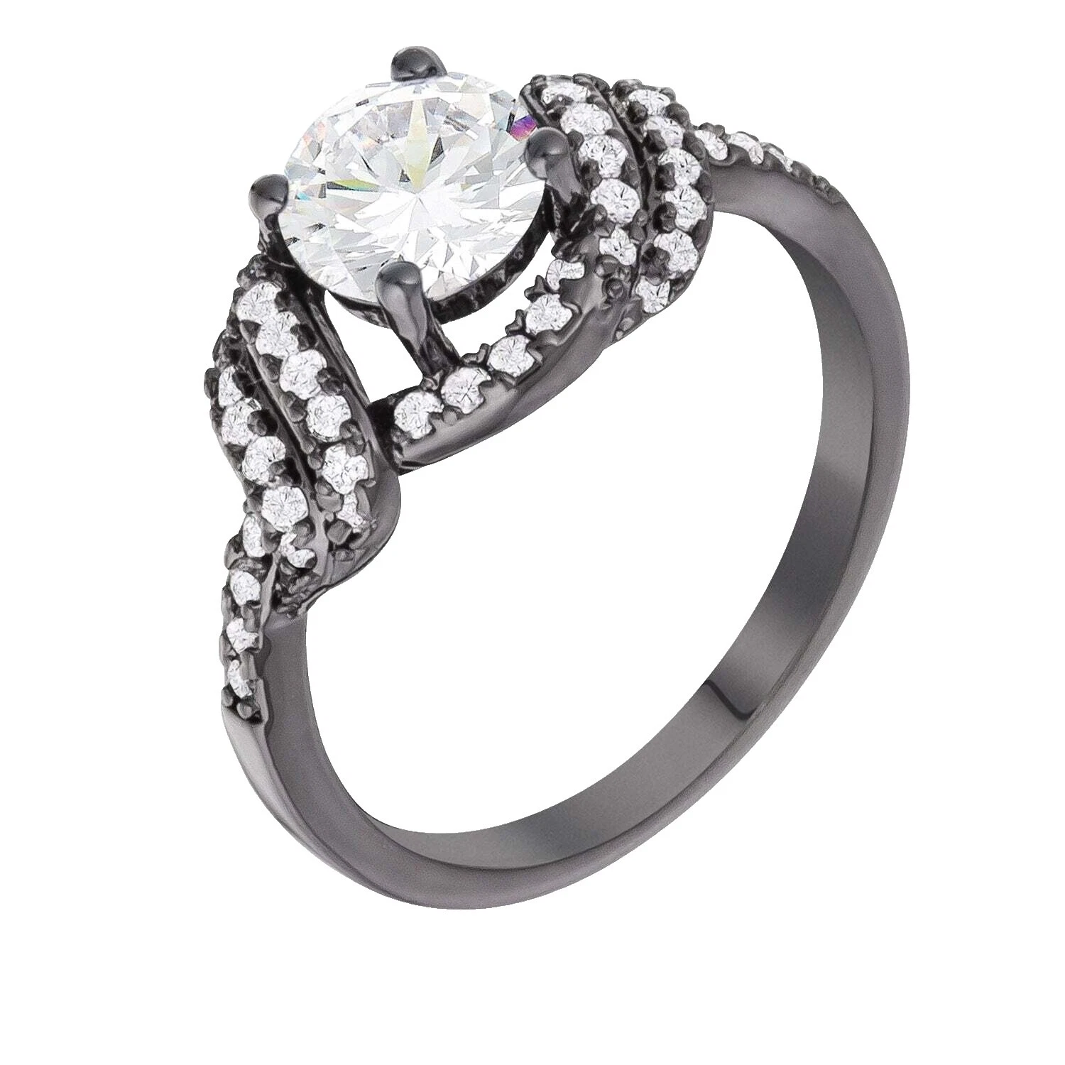 Brass Cubic Zirconia 14k Fashion Rings