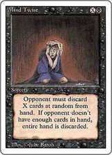 Magic MTG - Mind Twist - Revised - 3ème Edition - PLAYED - EN