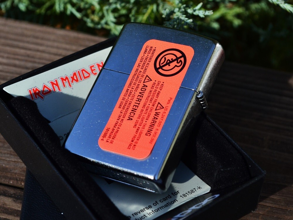 Iron Maiden Zippo Lighter - Aces High - Eddie - Bruce Dickinson