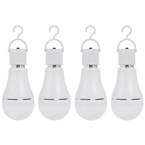 2024 4X Rechargeable Emergency Light Bulb 12W Equivalent 1200mAh Battery Backup - Picture 11 of 11