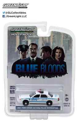 Greenlight 44760-D Blue Bloods 2001 Ford Crown Victoria Police Interceptor NYPD