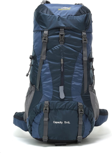 Hiking Backpack for Men and Women 70L+5L Waterproof Lightweight Camping Daypack - Picture 2 of 8