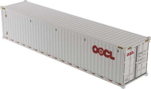 40' Dry Goods Sea Container - OOCL White (Transport Series) 1:50 Scale Model - - Picture 5 of 12