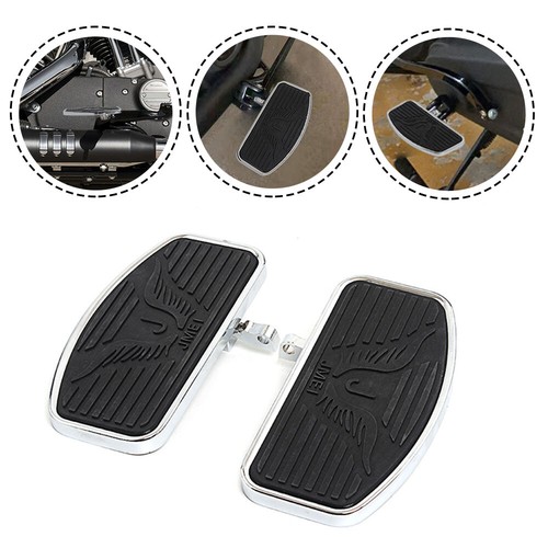 Front Rider Floorboards Footrests fit for Harley Touring Electra Road Glide Dyna - 第 1/14 張圖片