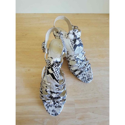 Isaac Misrahi Snake Embossed Wedge I'm Simmer2 8.5 - Picture 8 of 8