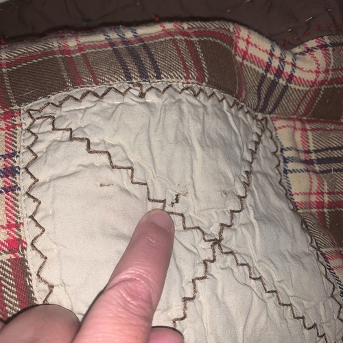 Pottery Barn Kids Reversible Plaid Baseball Sports Cotton Quilt SZ Twin 67”x84” - Picture 7 of 15