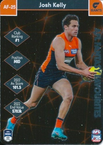 2023 afl teamcoach afl fantasy favourites card you choose your card - Picture 16 of 34