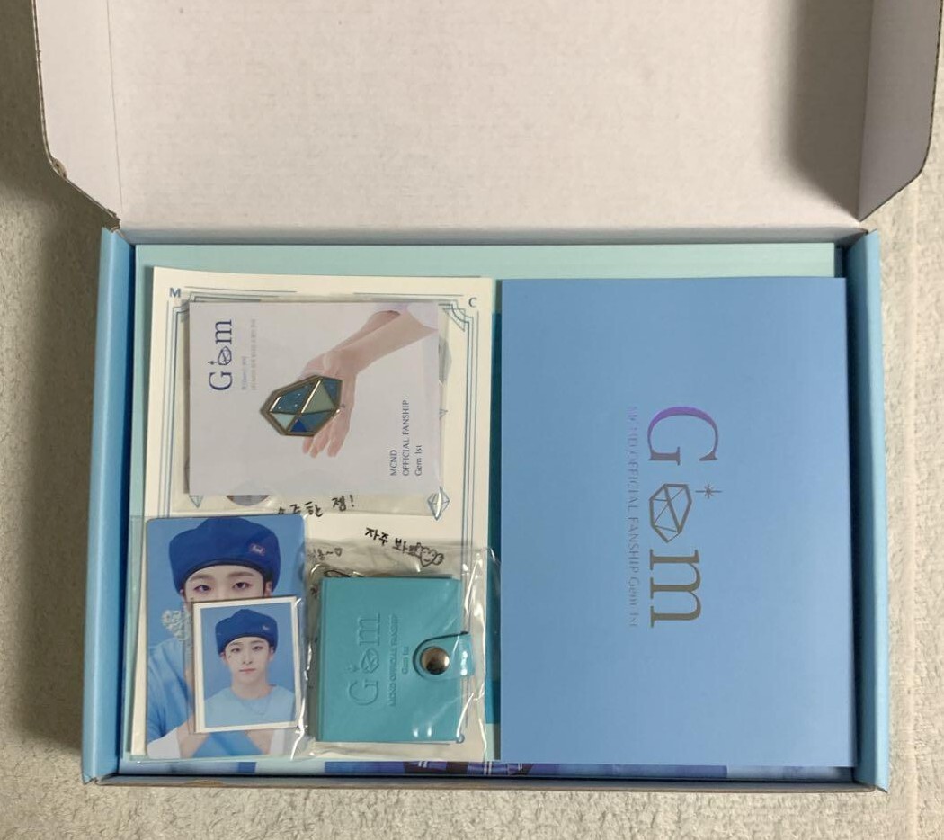 MCND 1stファンクラブキット MCND FC fan club kit 1st term mcnd official member ship gem