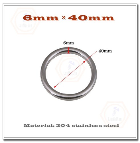 Anillo de acero inoxidable 304 sin costura de acero sólido, anillo de acero sin costura, junta tórica - Imagen 27 de 54