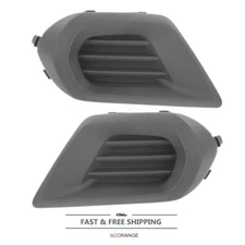 Front Bumper Fog Light Cover Bezel Grill PAIR For Subaru Forester 2014 2015 2016