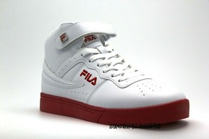 fila red high top sneakers