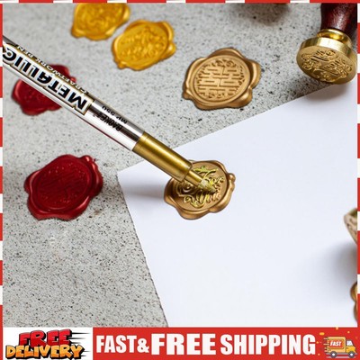 Retro Sealing Wax Stamp Coloring Mark Pen Fire Paint Seal Special Graffiti Pens 