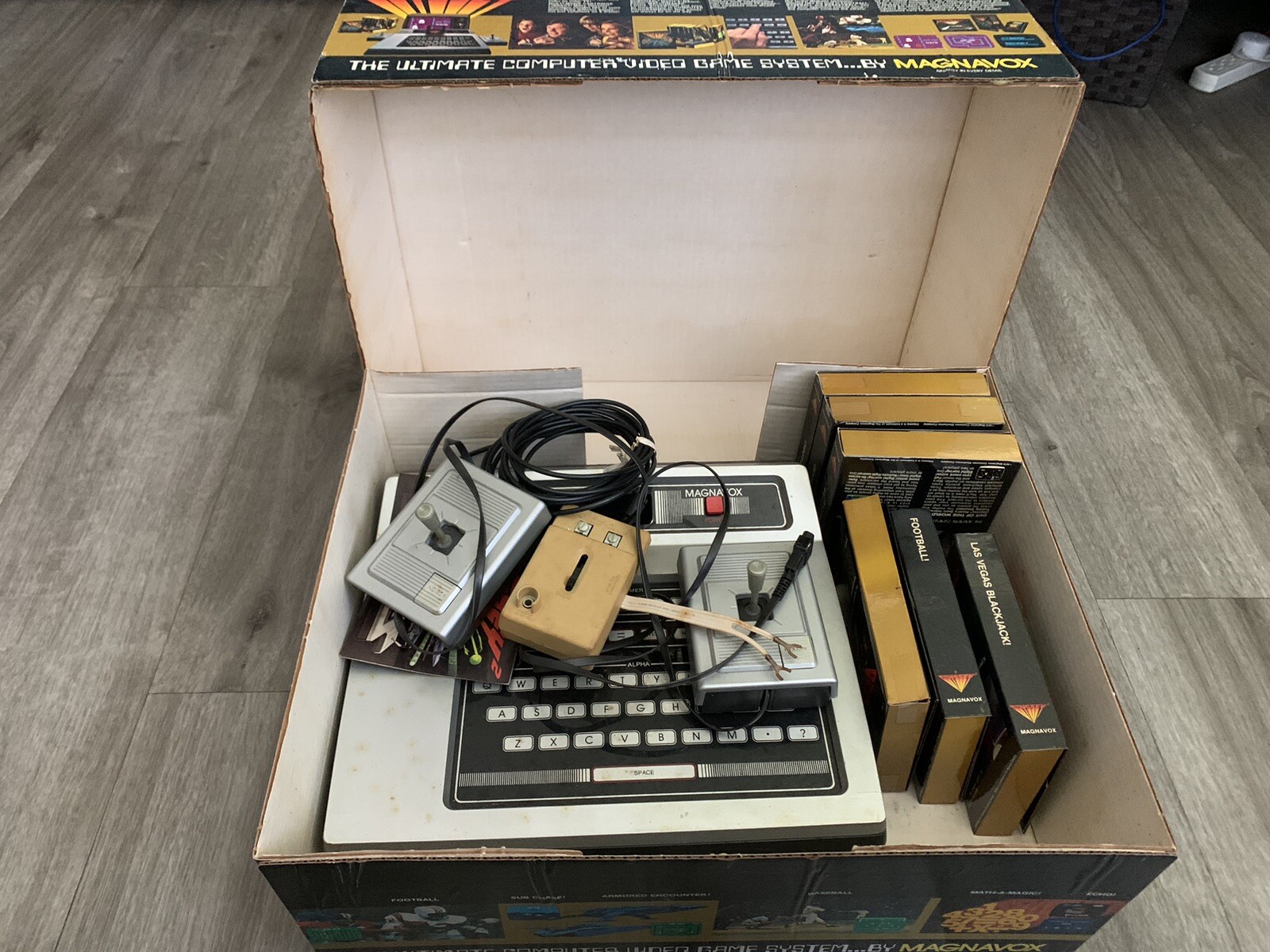 Vintage 1978 Magnavox Odyssey 2 Computer Video Game System-Original Box ...