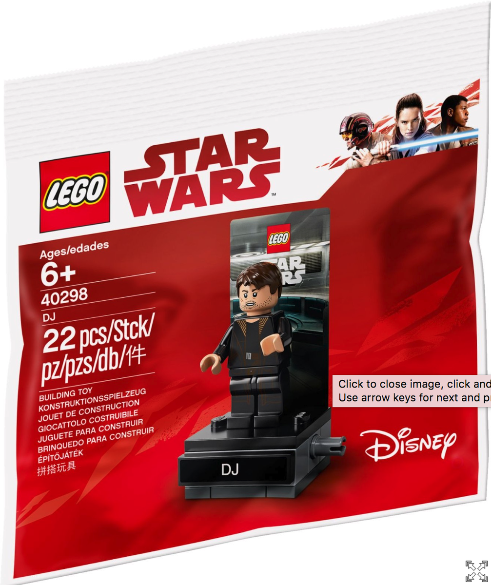 Lego DJ Code Breaker 40298 Polybag Episode 8 Star Wars Minifigure