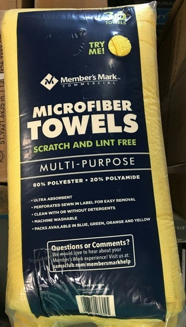 Members Mark Microfiber Towels, 36ct. Members Mark Microfiber Towels, 36ct.