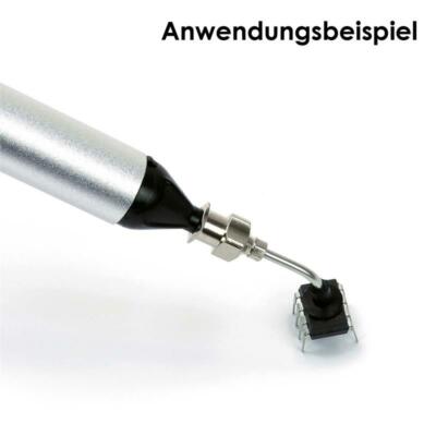 Vakuumstift Mit 3 Aufsätzen – Halter Für SMD-Bauteile & ICs, Batterielos & Präzise